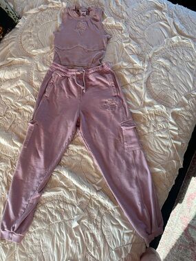 GymShark Cargo Joggers for Women - with matching tank